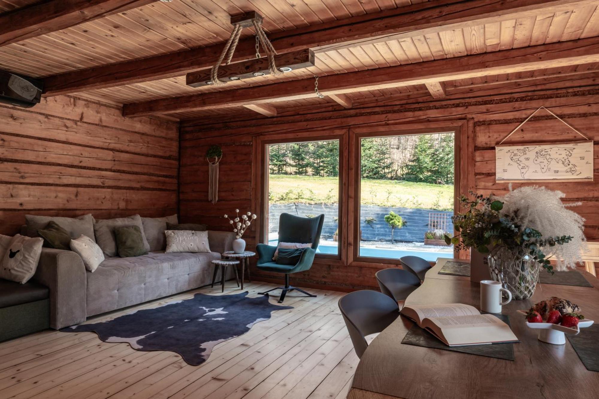 Polana Slowikowa 5 Star- Domek W Gorach Z Jacuzzi, Sauna,Basen,Ogrod Z Lasem, Kominek I Narty Stroza  Exteriér fotografie